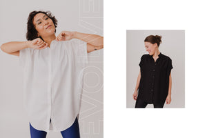 Zero Waste Bluse Evolve - Besonnen