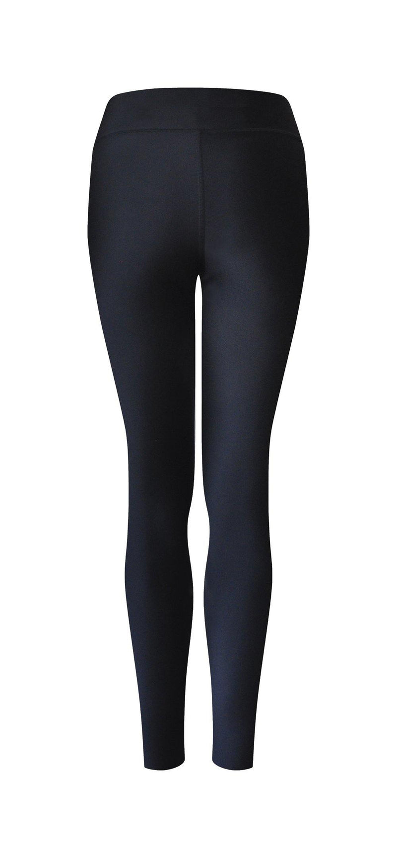 Damen Yoga Leggings aus Econyl nachhaltig schwarz - Besonnen